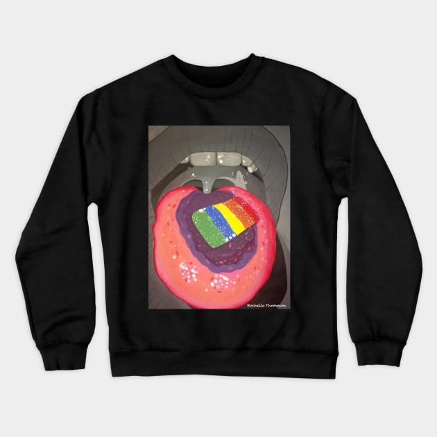 Trippy Crewneck Sweatshirt by Rororocker